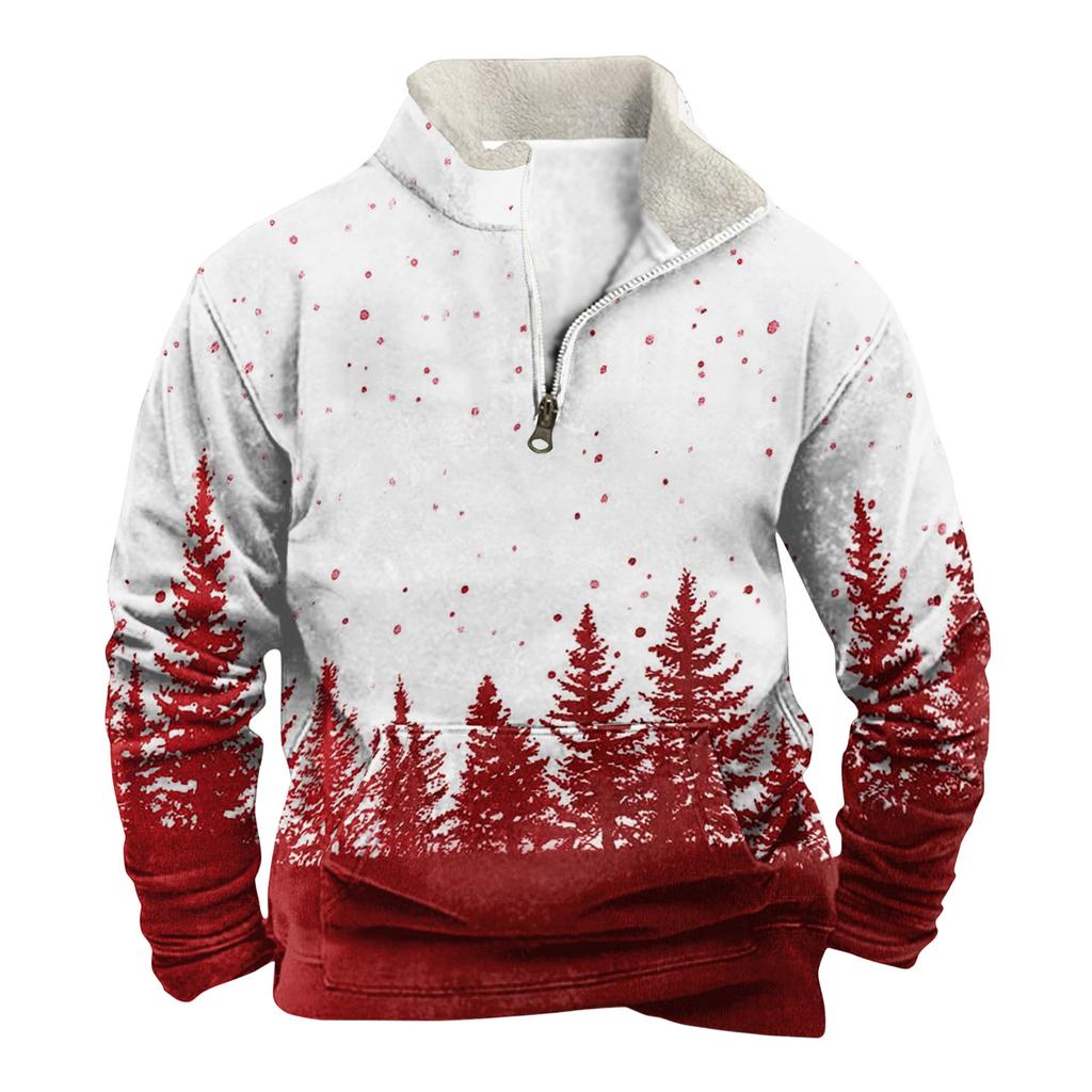 Vår Och Herr Ståkrage Sweatshirt Är Utomhus Casual Tröjor Toppar