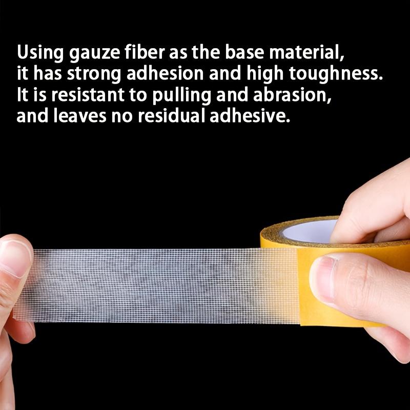 High-strength double-sided tape: Our cloth-based double-sided tape can be strongly adhered to carpets, rugs, runners, refrigerators