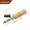 Premium Automatic Belt Punch with Replaceable Multi-Head Rotary Puncher, DIY Leather Hole Puncher Set - 6 Pieces
