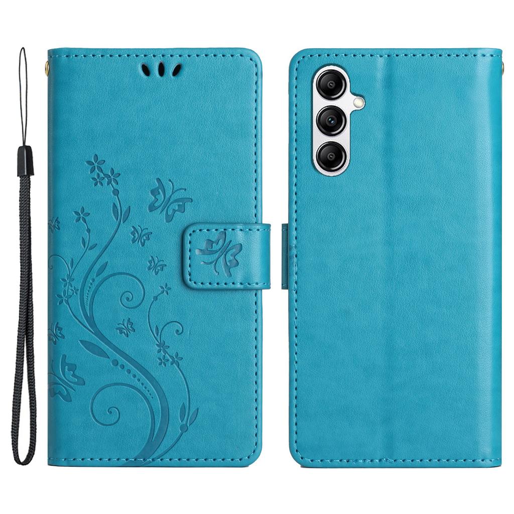 For Samsung Galaxy A56 5G Case PU Leather Phone Wallet Cover with Strap