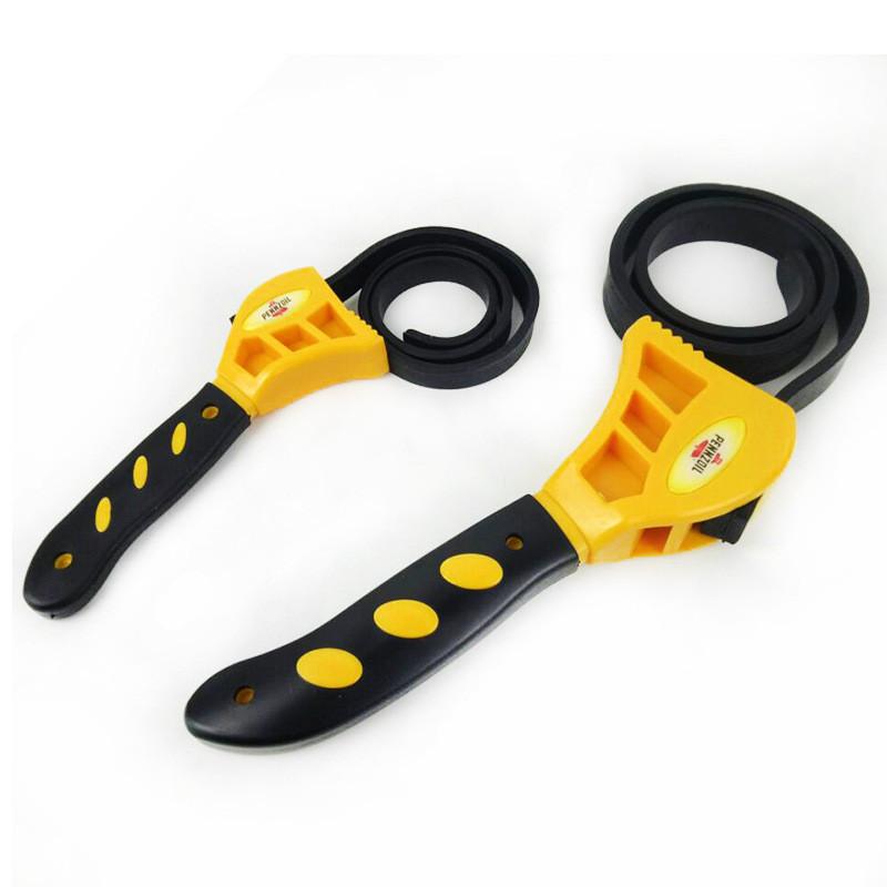 Belt Wrench Oil Filter Puller Strap Spanner Chain Wrench Strap Opener Adjustable Strap Opener Cartridge Disassembly Tool
