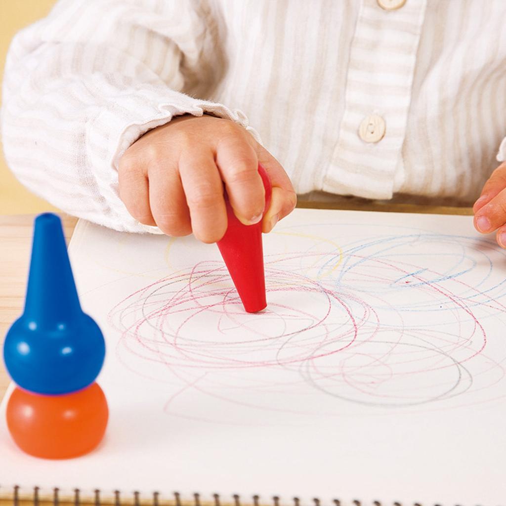 RANGS Japan Kids Design Award Winner Baby Color 6 Colors AP Certified Made In Japan Perfect for Crayons (RANGS) (Harmless) Stain-Resistant,