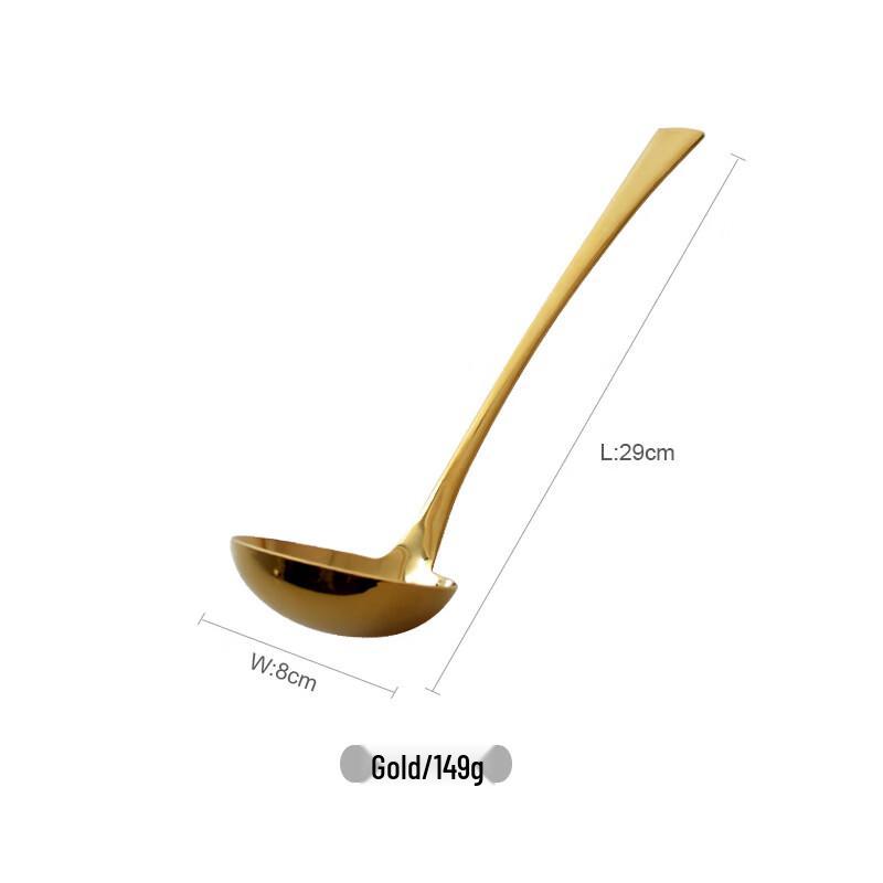 Cmaos Gold Mirror Soup Ladle