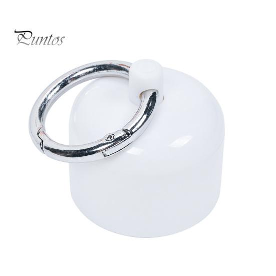 Engagement Ring Travel Case Holder Keychain with Secure Cylindrical Slot, Waterproof Portable Jewelry Pouch for Outdoor Case, Lightweight Storage Box