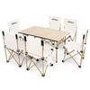 Ensemble de table et chaises de camping pliantes 7 pièces Woteman