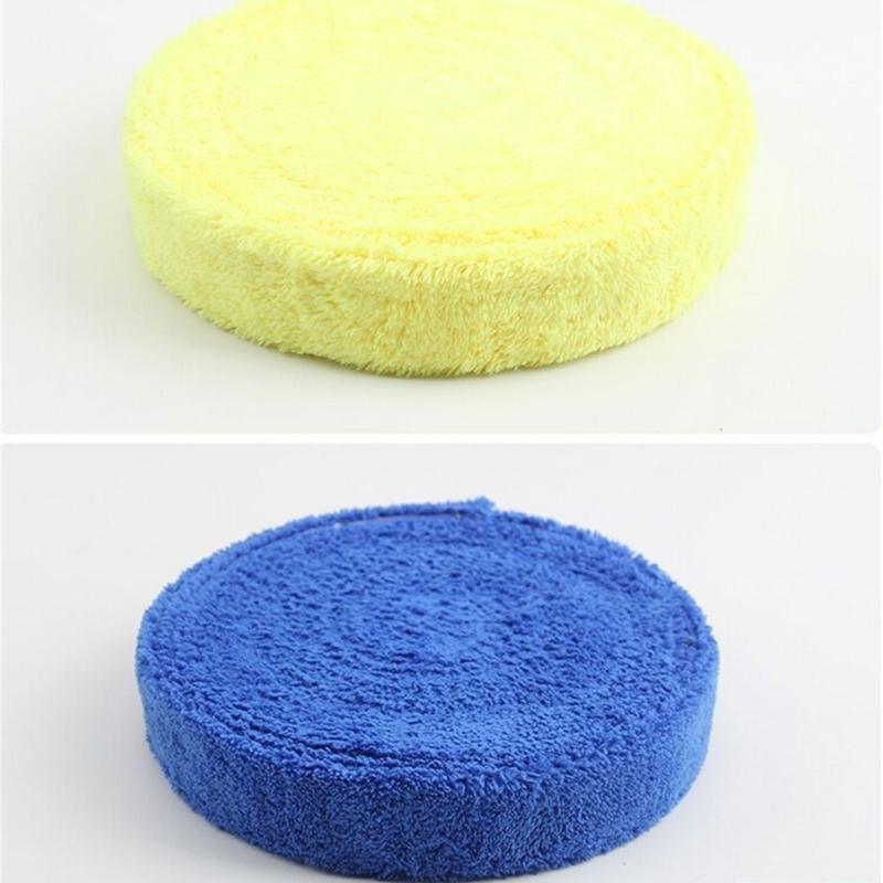 Badminton Racket Grip Tape, Racket Grip Towel Antislip Grip Tape, Water Absorbent Adhesive Squash Racket Grip for Racket
