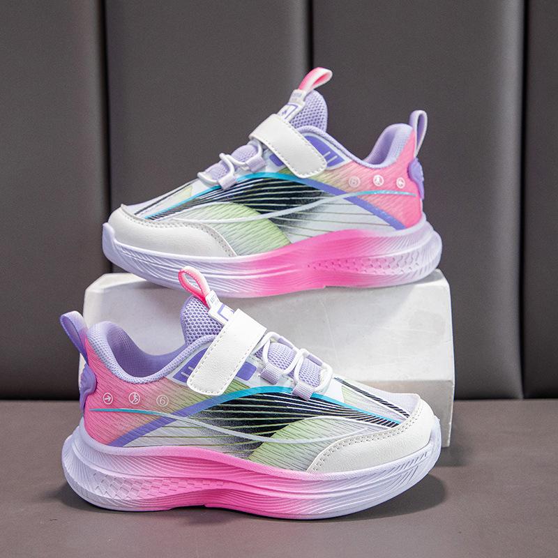 

Детская спортивная обувь сетка мягкая подошва весна и осень дышащая для детей среднего и старшего возраста, для девочек, кроссовки папины, легкие, для бега для студентов 27 розовый