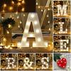 LED-Nachtlampe, 26 Buchstaben, 0–9, digitales Festzelt-Zeichen, Alphabet-Licht, Wand-Hängelampe, Innendekoration, Hochzeit, Party, LED-Nachtlicht