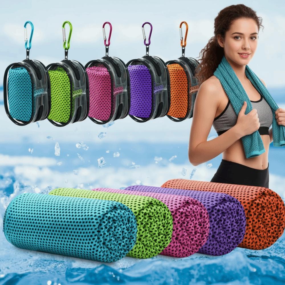 Quick Dry Cooling Towel Polyester Ice Towel Durable Fitness Towel  Outdoor Activities
