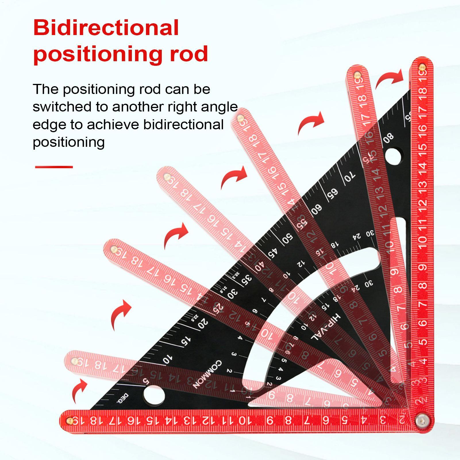 

Woodworking Square Woodworking Rafter Framing Square Aluminum Alloy Carpentry Triangle Ruler For Framing Layout Home Renovation CHINA