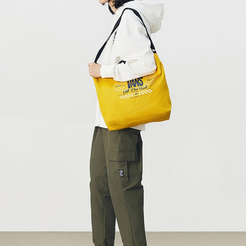 Vans Nylon Fabric Crossbody Bag, Handbag, Shoulder Bag Regular Unisex Yellow Vans VN0A54J9Z6F