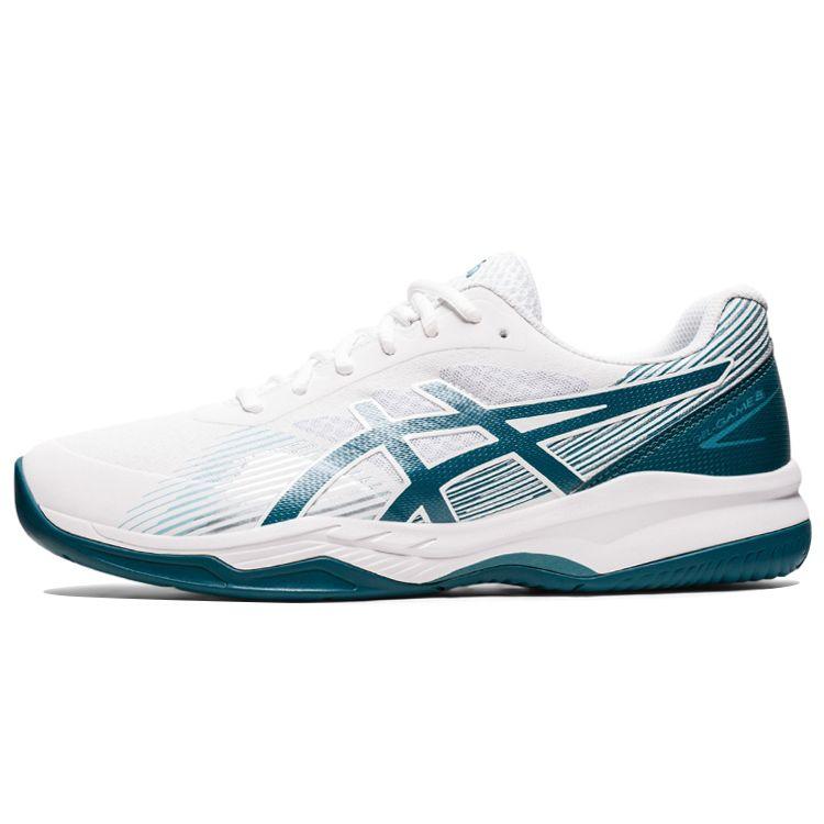Asics Gel-Game 8 Low Top Durable Tennis Shoes Men Sneakers White Green 1041A192-104