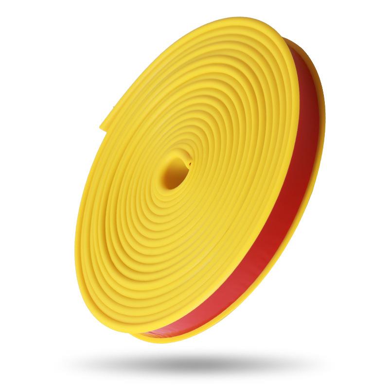 

1PC Self-Adhesive U-Shaped PVC Edge Protector (5m Roll) - No Glue Required, Heavy-Duty Trim - Easy to Install жёлтый