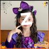 Halloween Witch Headband: Ghost Festival Dark Party Decoration with Skull, Pumpkin, and Funny Lace Bow Antlers Hair Accessories