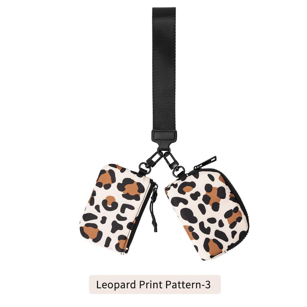 Lulu Geantă de mână impermeabilă din nailon pentru femei: Portofel Mini Elegant pentru Monede și Suport pentru Carduri