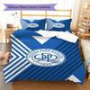 Set Biancheria da Letto con Fantasia Queens Park Rangers fc Copripiumino Federa Decorazione per la Casa Regalo (1 * copripiumino + 2 * federa, senza nucleo)