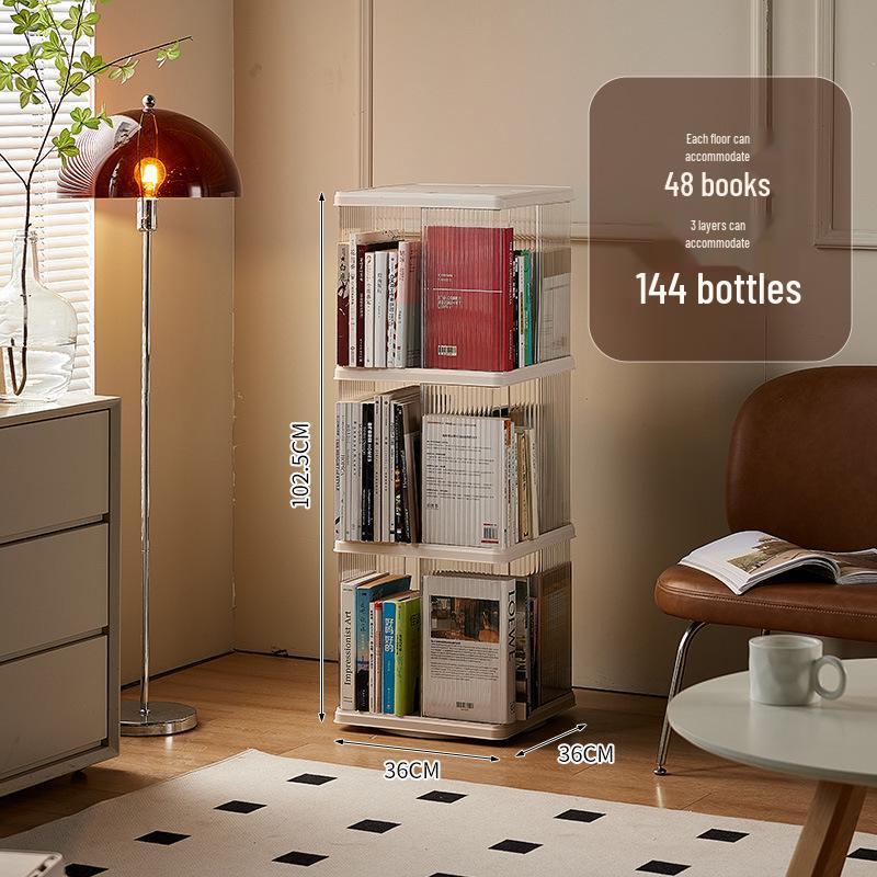 360° drehbarer Kinderbücherregal und Aufbewahrungsschrank