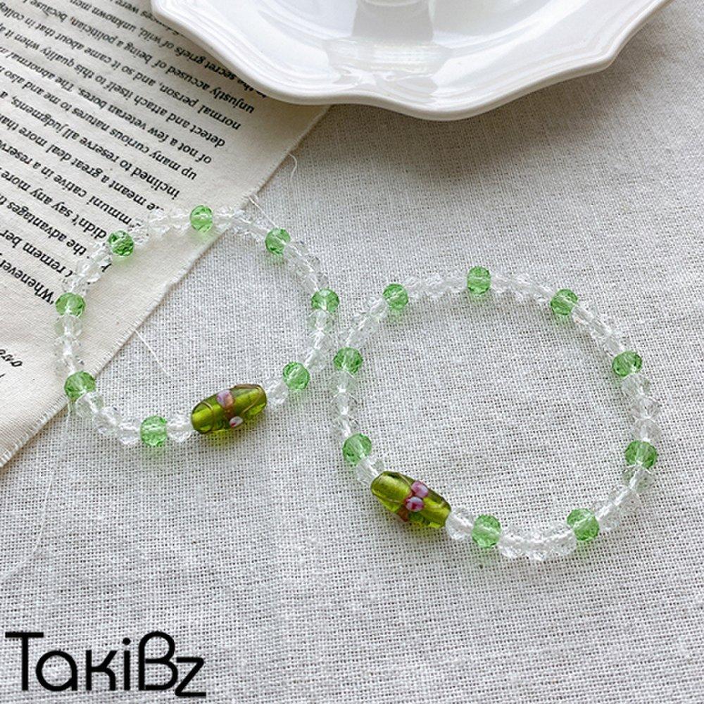 Summer Garden Crystal Bead Bracelet