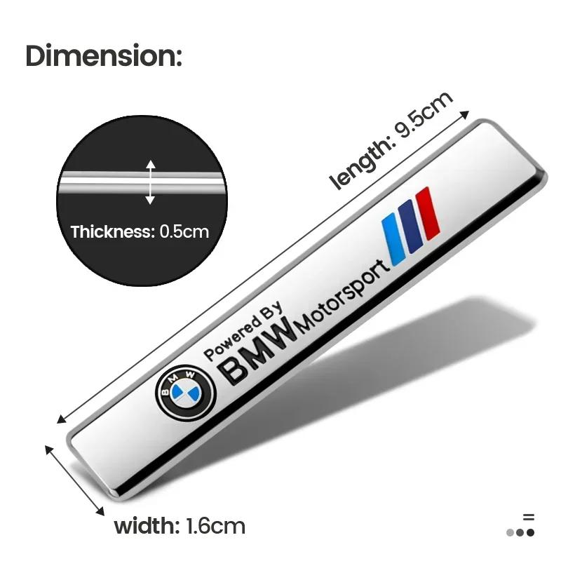 Car Sticker 2025 Hot 3D Metal BMW Badges Car Emblem Body Trunk Decoration Sticker for BMW Performance F25 F26 F15 F16 E90 E91 E9