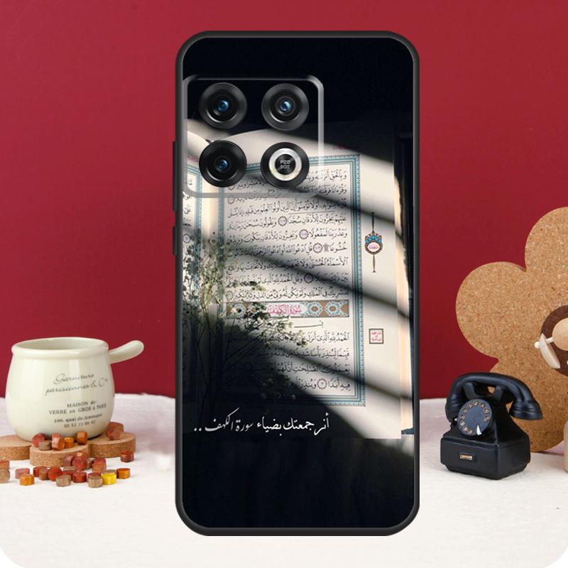 Islamic Book Arabic Quran Muslim Cover For OnePlus 13 12 11 13R 12R 10 Pro 8T 10T OnePlus Nord CE 4 3 2 Lite N30 N20 N10 Case