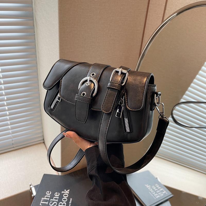 IELGY Ladies Saddle Bag Autumn Winter Fashion Retro One Shoulder Can Cross-Body