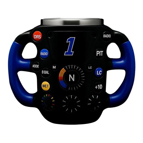 

Steering Wheel Shaped Coffee Mug Ergonomic Handle Tea Mug Resin Novelty Cocoa Drinking Cup Fun Gift for Motorsport Enthusiasts
