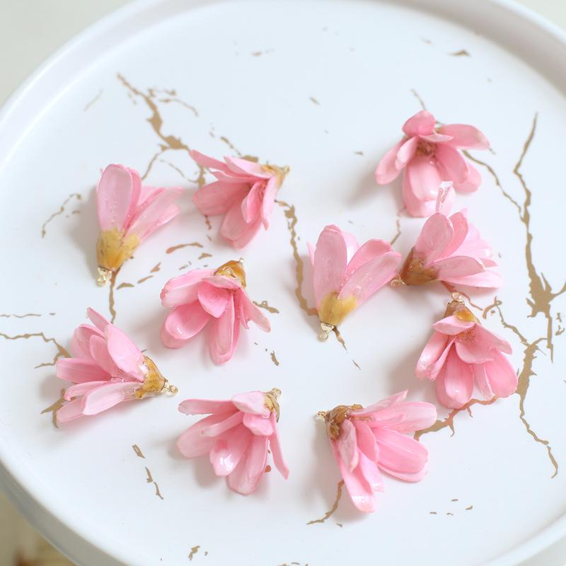 Handmade Fairy Forest Epoxy Melon Seed Flower Earrings & Bracelet Accessories Single Blossom