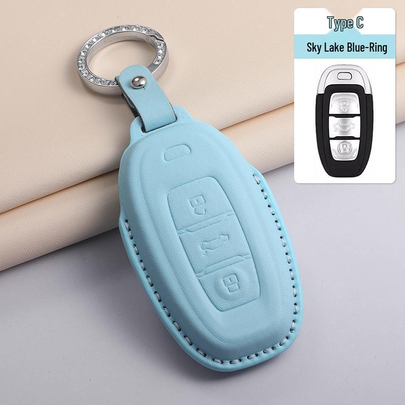 2023 Hongqi H5 Key Cover: Compatible with 24 Models, Premium Blue Shell for HS5, H9, EQM5, and HS7