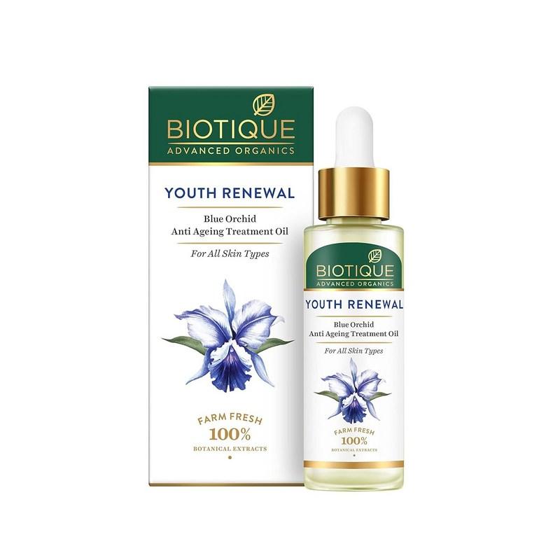 Biotique Blue Orchid Anti-Aging Treatment Oil 30ml, 1 pcs