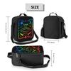 Death Moth Insulated Lunch Bags for School  Occult Waterproof Cooler Thermal Bento Box Women Kids
