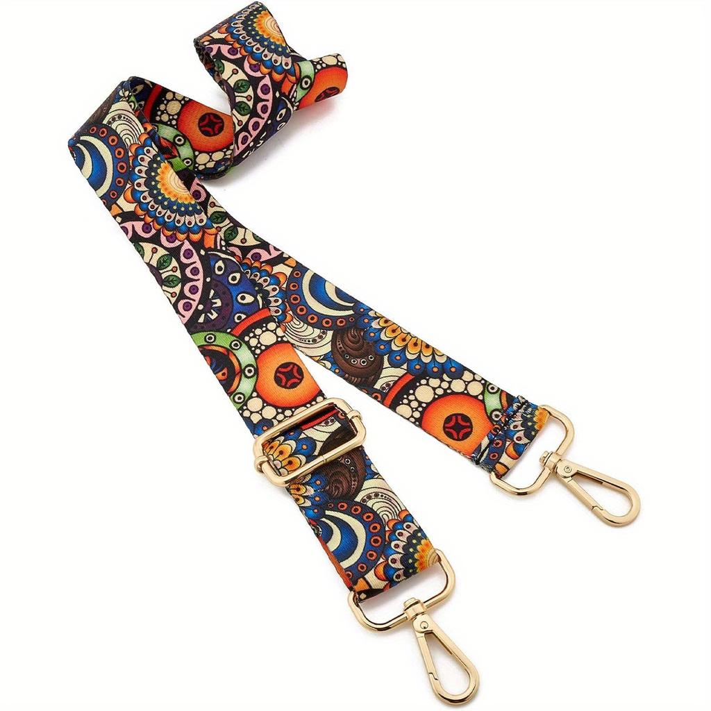 Curea pentru geantă de umăr, model cu dungi reglabile pentru femei, crossbody, bricolaj, îngroșare, modă, nailon, curea nouă pentru geantă