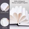Ohuhu Acrylic and Watercolor 200gsm Watercolor 78 Mixed Extra Suitable for Kids and Acrylic Colored Watercolor and Christmas Gift Sketchbook, Paper,