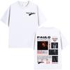 Rapper Paulo Londra Homerun Album Tshirts Unisexs Women Fashion Hip Hop Oversized T Shirt Casual 100 Cotton Short Sleeve Tshirt