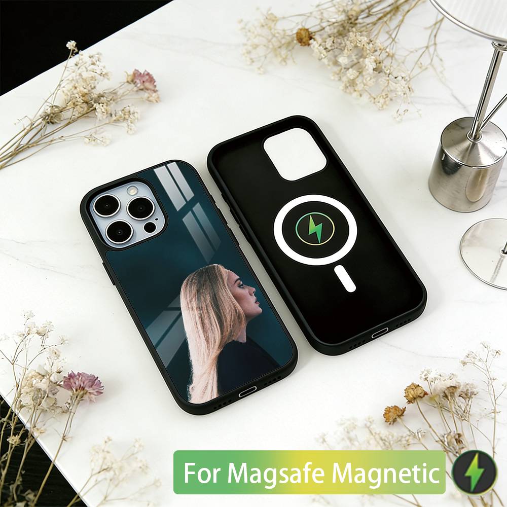 

Singer A-Adele Phone Case For iPhone17,16,15,14,13,12,11 Plus,Pro Magnetic For Magsafe Wireless Charging iPhone12ProMax