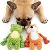 Squeaky Plush Cotton Rope Dog Toy For Interactively Play Teeth Cleaning And Anxieties Relief In Small Media Dog
