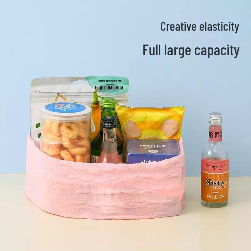 Versatile Expandable Bubble Tote Bag: Large Capacity, Pleated & Eco-friendly Shopping Bag