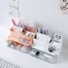 Multi-functional Desktop Stationery Organizer Student Desk Office Pen Holder Drawer Large Capacity Space Saving Storage Rack