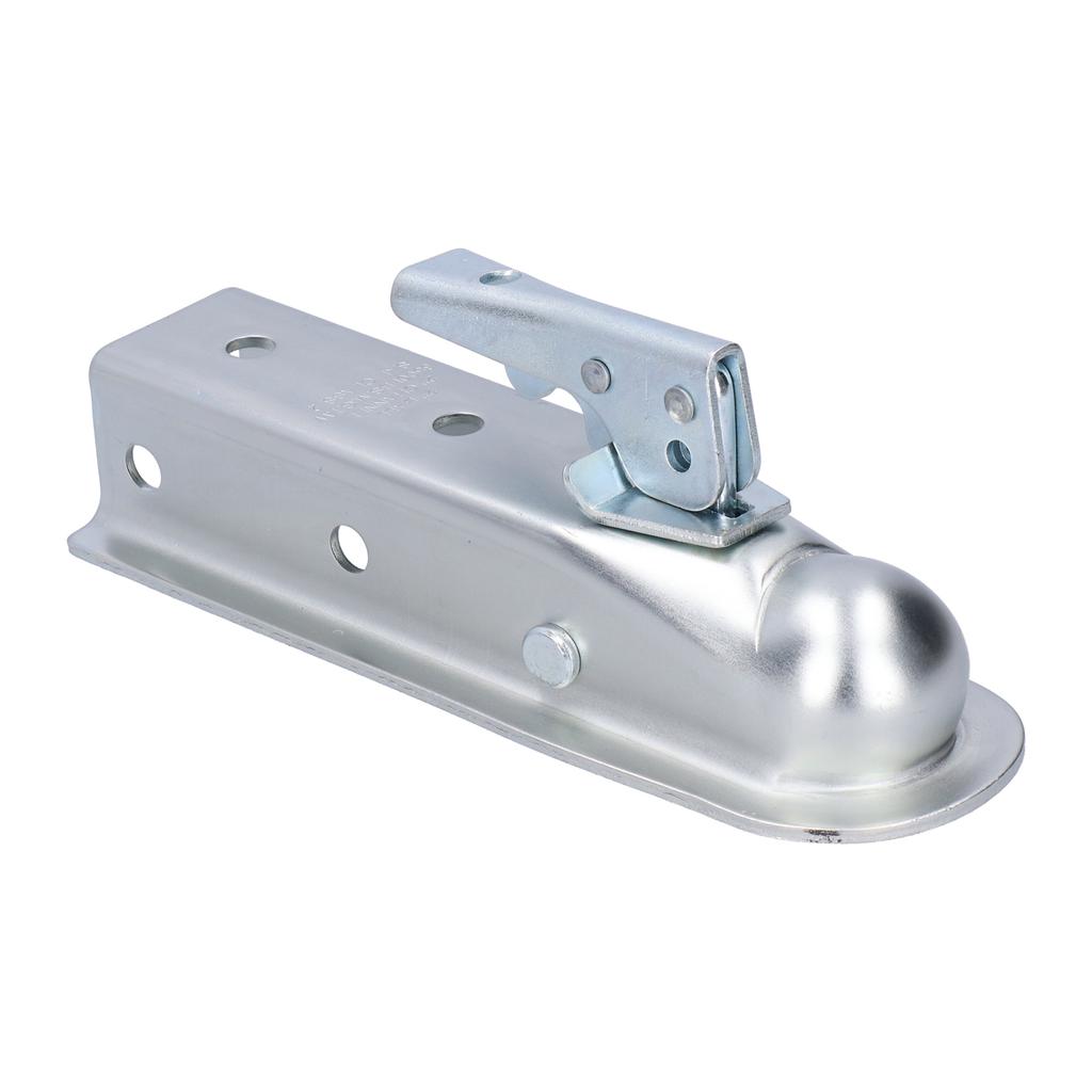 Adjustable Trailer Coupler Secure Coupling for 2in Hitch Ball 3500lbs Weight Capacity Anti Corrosion