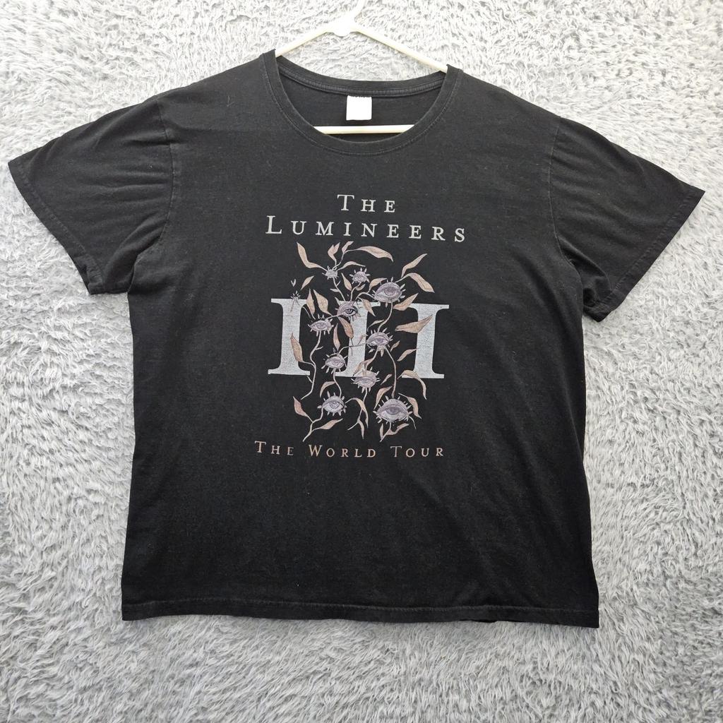The Lumineers T Shirt The Lumineers III World Tour 2020 Men Large Cotton