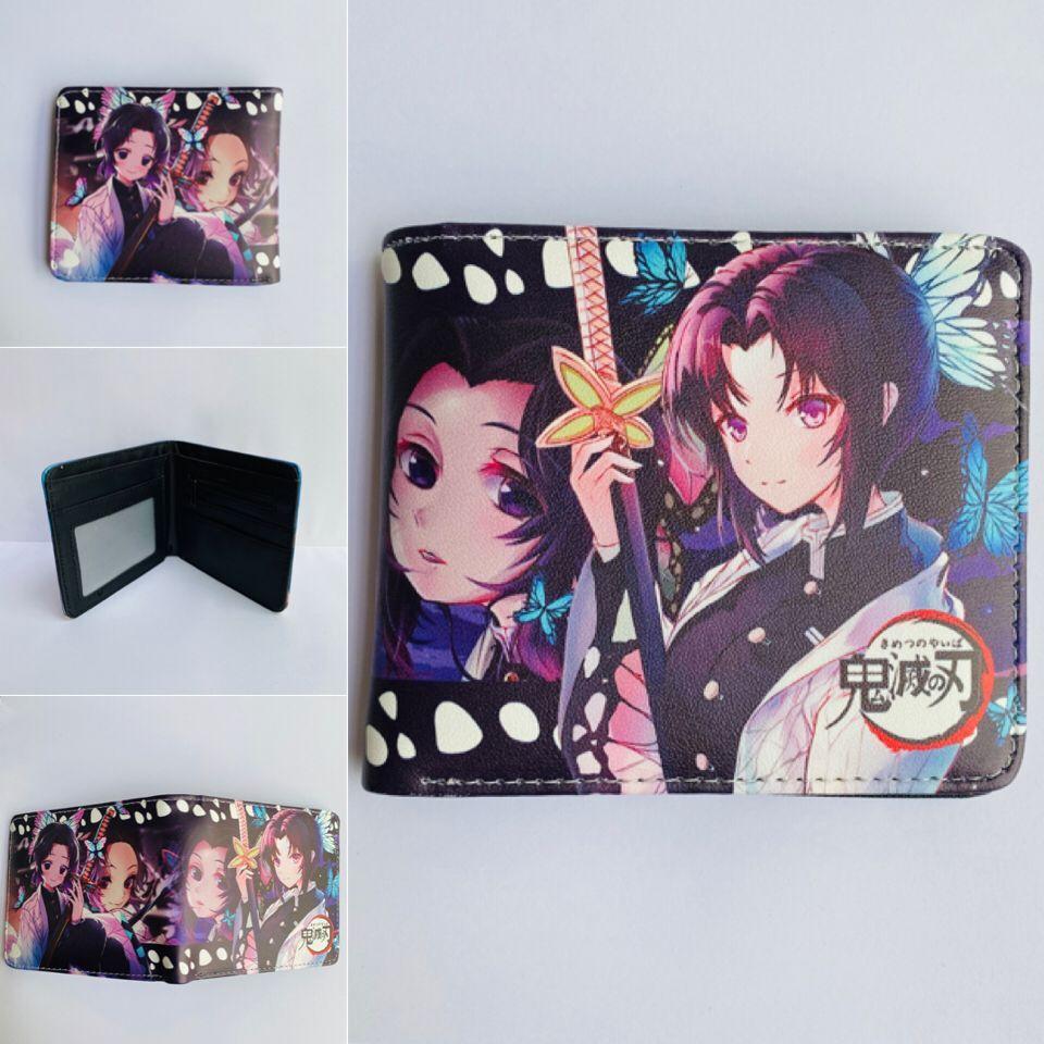 Japan cartoon comics Demon Slayer Short Wallet Cartoon Print Student Coin Purse 0022