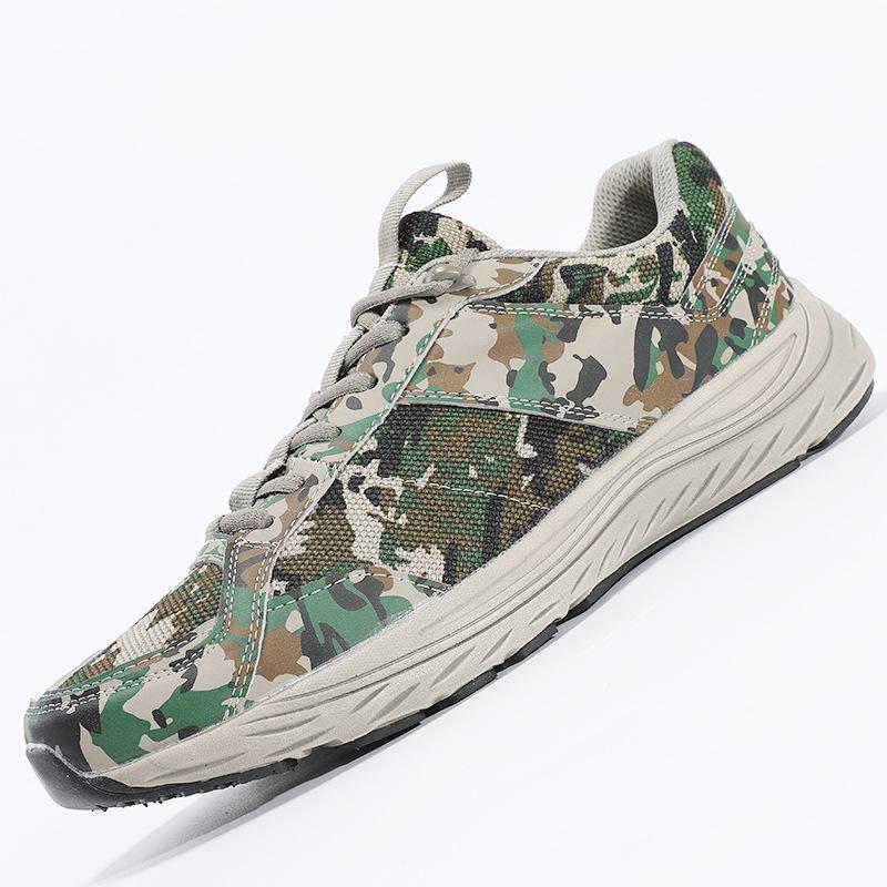 

Genuine summer new anti-skid camouflage shoes mesh ultra-light liberation shoes rubber shoes military training shoes Duowei running shoes 46