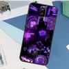 Purple Colour Neon Light For Nubia Red Magic 10 Pro Plus 6 7 8 9 Pro 6S 7S 5G 6R RedMagic 8S 9S Pro Plus Phone Case