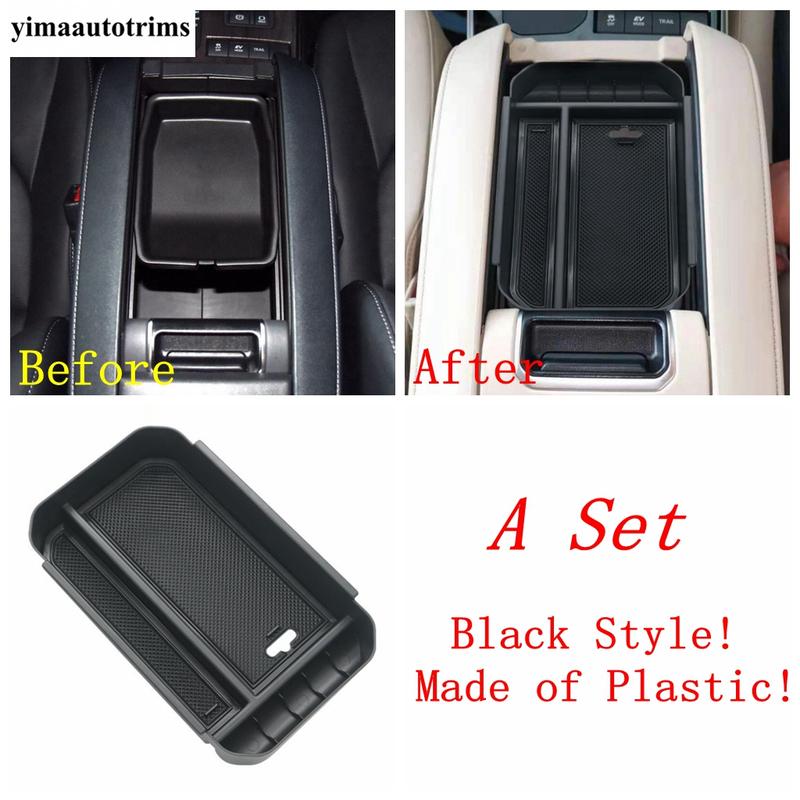Central Control Armrest Storage Box Pallet Container Phone Case Interior Accessories For Toyota Highlander / Kluger - 2025