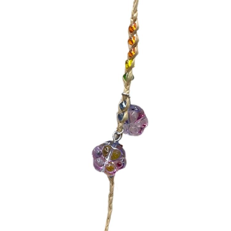 

Fashionable Cat Paw Pendant Bracelets Ornament Hanwoven Rope Wrist Chain Jewelry