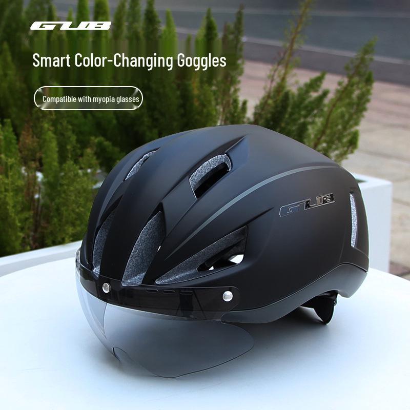 GUB K111 PLUS Bicycle Helmet with Integrated Visor for Road and Mountain Biking One Size