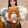 Seal Plush Pillow Sleeping Seal Stuffed Animal with Removable Accessories Soft Cuddly Pillow for Hugging & Support