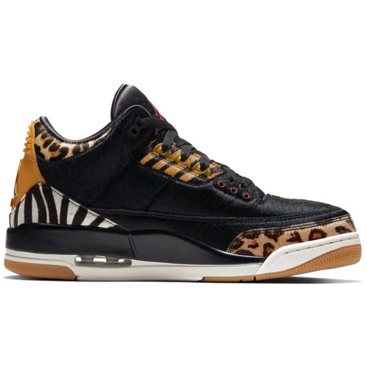 Air Jordan 3 Retro SE Animal Instinct Unisex Spor Ayakkabı Siyah Koyu Mocha Halat CK4344-002