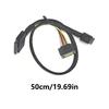 50cm Oculink PCIe SFF8611 Male To SFF8639 Female U3 Hard Drive Cable for NVMe and PCIe