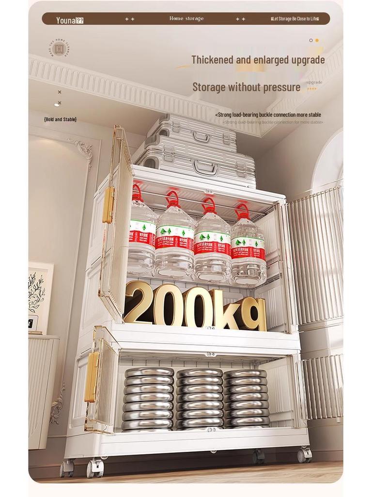 Younai Hängender Kleiderschrank für Kinder: Kleiderschrank für Babykleidung für das Schlafzimmer