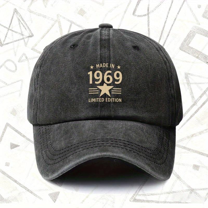 Pc Vintage Washed Hat with MADE IN LIMITED EDITION Label Unisex Solid Baseball Cap Suitable for All Seasons Weddings